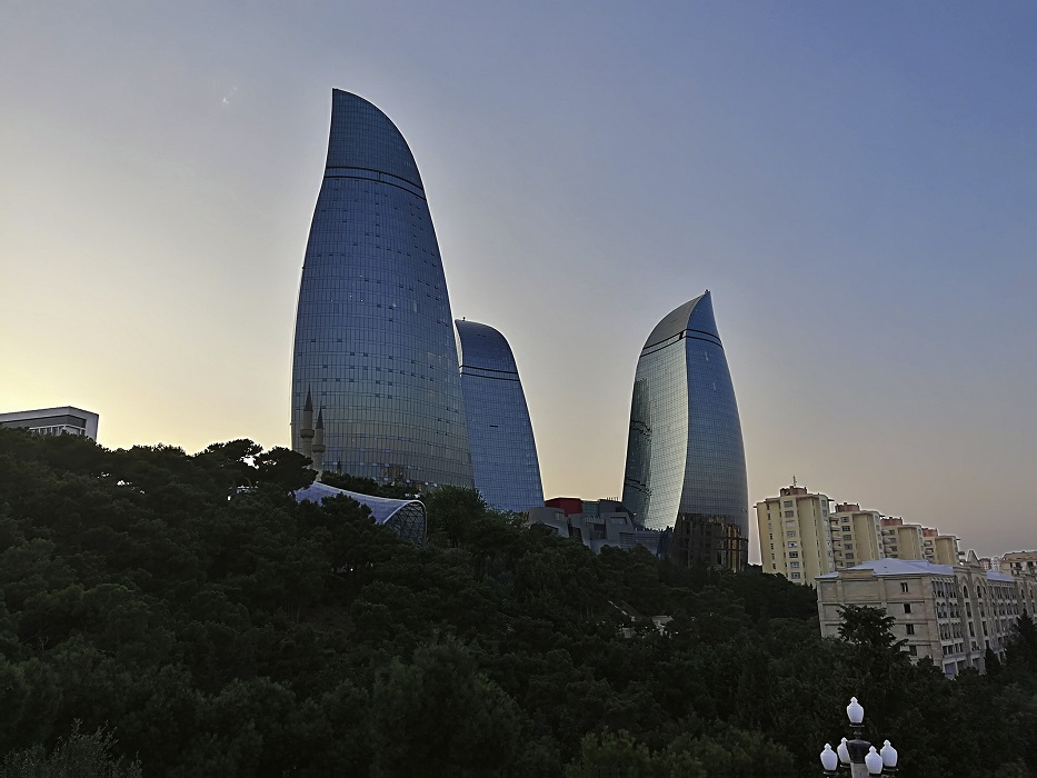 Flammentürme in Baku