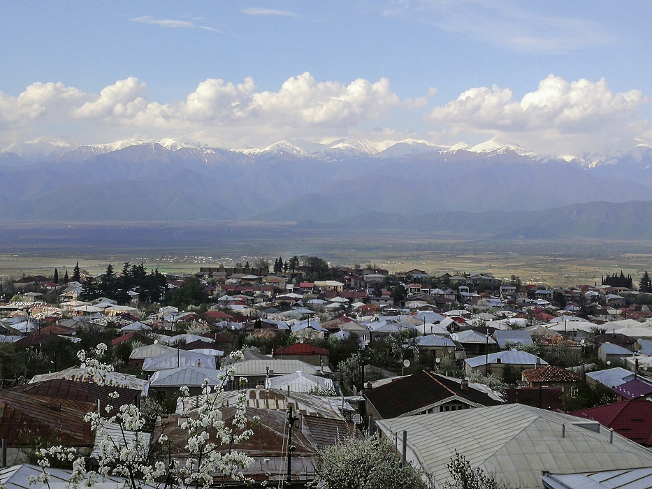 Großer Kaukasus hinter Sighnaghi