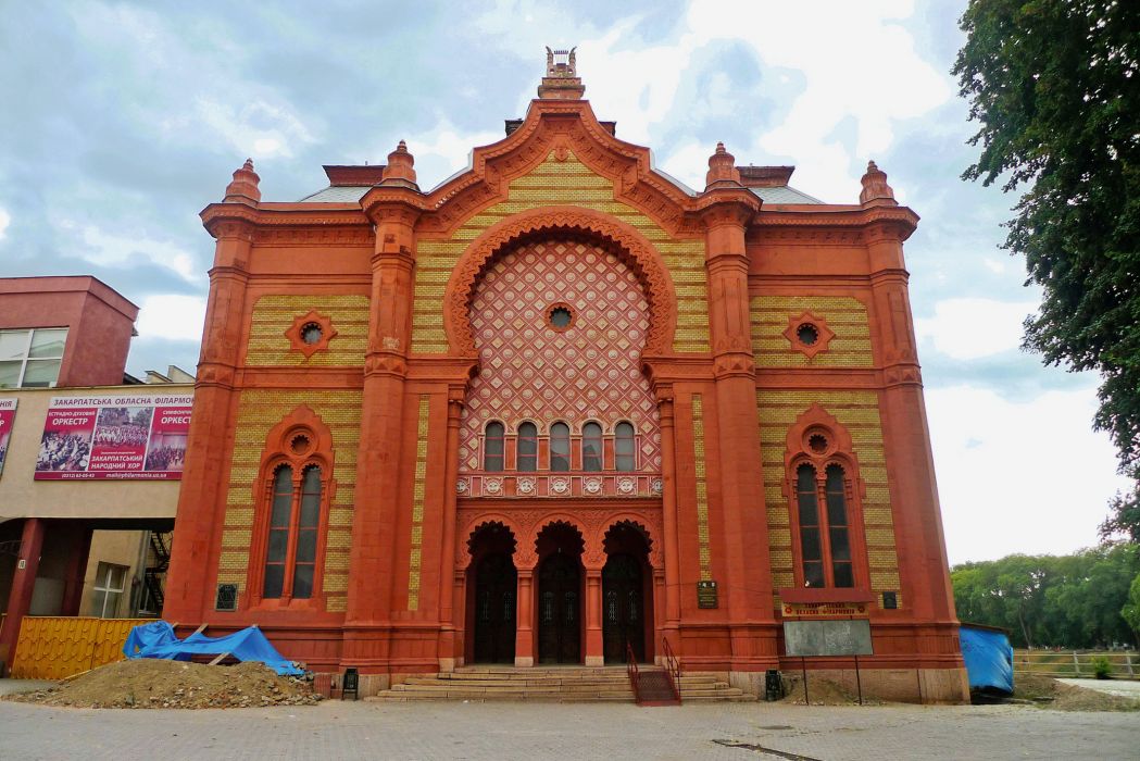 Ehemalige Synagoge - heute Philharmonie - in Uschhorod