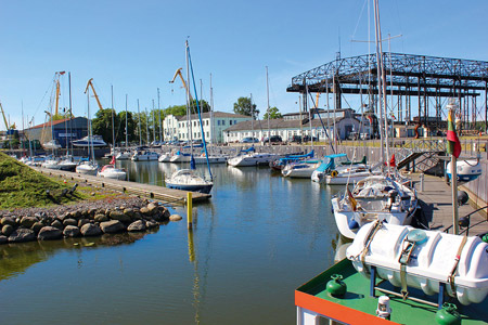 Bootshafen in Klaipeda
