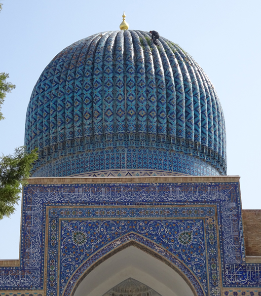 Kuppelreinigung in Samarkand